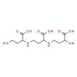 ChemSpider 2D Image | N-{3-Carboxy-3-[(3-carboxy-3-hydroxypropyl)amino]propyl}homoserine | C12H22N2O8