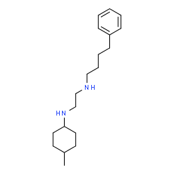 ChemSpider 2D Image | N-(4-Methylcyclohexyl)-N'-(4-phenylbutyl)-1,2-ethanediamine | C19H32N2