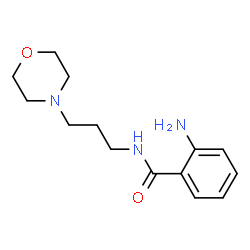 ChemSpider 2D Image | 2-amino-N-(3-morpholinopropyl)benzamide | C14H21N3O2