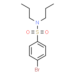 ChemSpider 2D Image | 4-Bromo-N,N-dipropylbenzenesulfonamide | C12H18BrNO2S
