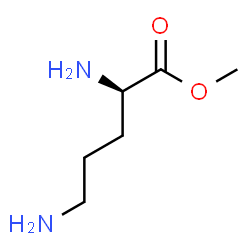 ChemSpider 2D Image | Methyl D-ornithinate | C6H14N2O2