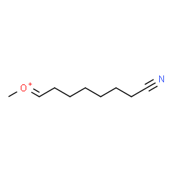 ChemSpider 2D Image | (E)-(7-Cyanoheptylidene)(methyl)oxonium | C9H16NO