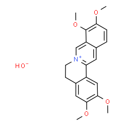 ChemSpider 2D Image | Palmatine hydroxide | C21H23NO5
