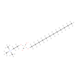 ChemSpider 2D Image | Dodecylphosphocholine-d38 | C17D38NO4P