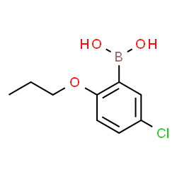 ChemSpider 2D Image | 5-Chloro-2-propoxyphenylboronic acid | C9H12BClO3