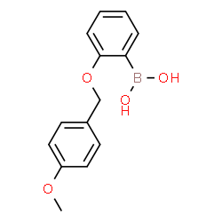 ChemSpider 2D Image | 2-(4-Methoxybenzyloxy)phenylboronic acid | C14H15BO4