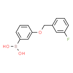 ChemSpider 2D Image | 3-(3'-Fluorobenzyloxy)phenylboronic acid | C13H12BFO3