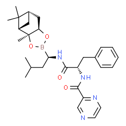 ChemSpider 2D Image | Bortezomib pinanediol | C29H39BN4O4