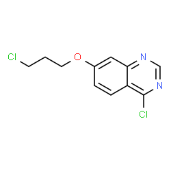 ChemSpider 2D Image | 4-Chloro-7-(3-chloropropoxy)quinazoline | C11H10Cl2N2O