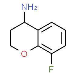 ChemSpider 2D Image | 8-Fluoro-4-chromanamine | C9H10FNO