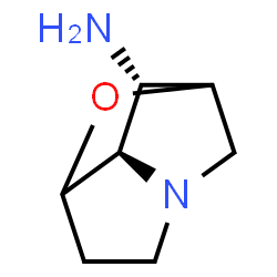 ChemSpider 2D Image | (7R,8S)-2-Oxa-6-azatricyclo[4.2.1.0~3,7~]nonan-8-amine | C7H12N2O