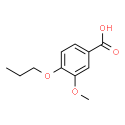 ChemSpider 2D Image | 3-Methoxy-4-propoxybenzoic acid | C11H14O4