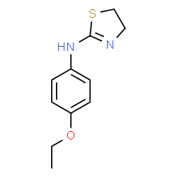 ChemSpider 2D Image | N1-(1,3-thiazolan-2-yliden)-4-ethoxyaniline | C11H14N2OS