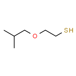 ChemSpider 2D Image | 2-Isobutoxyethanethiol | C6H14OS