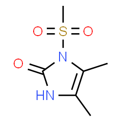 ChemSpider 2D Image | 4,5-Dimethyl-1-(methylsulfonyl)-1,3-dihydro-2H-imidazol-2-one | C6H10N2O3S