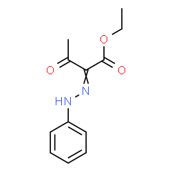 ChemSpider 2D Image | Ethyl 3-oxo-2-(phenylhydrazono)butanoate | C12H14N2O3