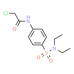 ChemSpider 2D Image | 2-Chloro-N-(4-diethylsulfamoyl-phenyl)-acetamide | C12H17ClN2O3S