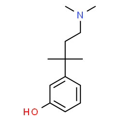 ChemSpider 2D Image | 3-[4-(Dimethylamino)-2-methyl-2-butanyl]phenol | C13H21NO