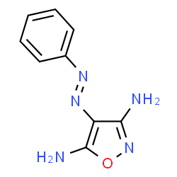 ChemSpider 2D Image | 4-Phenylazo-isoxazole-3,5-diamine | C9H9N5O