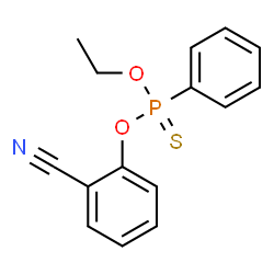 ChemSpider 2D Image | O-(2-Cyanophenyl) O-ethyl phenylphosphonothioate | C15H14NO2PS