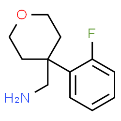 ChemSpider 2D Image | 1-[4-(2-Fluorophenyl)oxan-4-yl]methanamine | C12H16FNO