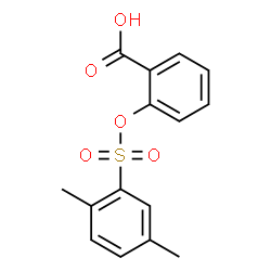 ChemSpider 2D Image | 2-(2,5-Dimethyl-benzenesulfonyloxy)-benzoic acid | C15H14O5S