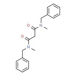 ChemSpider 2D Image | N,N'-Dibenzyl-N,N'-dimethylmalonamide | C19H22N2O2