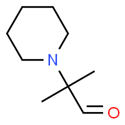 ChemSpider 2D Image | 2-Methyl-2-piperidinopropanal | C9H17NO