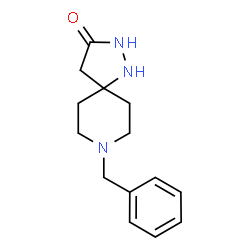 ChemSpider 2D Image | 8-Benzyl-1,2,8-triazaspiro[4.5]decan-3-one | C14H19N3O