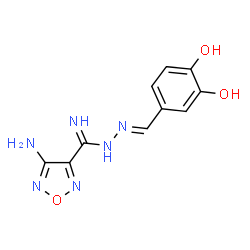 ChemSpider 2D Image | 4-Amino-N'-[(E)-(3,4-dihydroxyphenyl)methylene]-1,2,5-oxadiazole-3-carbohydrazonamide | C10H10N6O3
