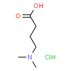 ChemSpider 2D Image | 4-(Dimethylamino)butyric acid hydrochloride | C6H14ClNO2