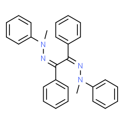 ChemSpider 2D Image | (2Z,2'Z)-2,2'-[(1Z,2Z)-1,2-Diphenyl-1,2-ethanediylidene]bis(1-methyl-1-phenylhydrazine) | C28H26N4