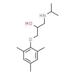 ChemSpider 2D Image | 1-(Isopropylamino)-3-(mesityloxy)-2-propanol | C15H25NO2