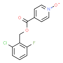 ChemSpider 2D Image | 2-Chloro-6-fluorobenzyl isonicotinate 1-oxide | C13H9ClFNO3