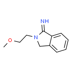 ChemSpider 2D Image | 2-(2-Methoxyethyl)-1-isoindolinimine | C11H14N2O