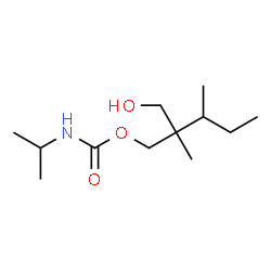 ChemSpider 2D Image | 2-(Hydroxymethyl)-2,3-dimethylpentyl isopropylcarbamate | C12H25NO3