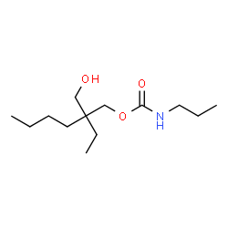 ChemSpider 2D Image | 2-Ethyl-2-(hydroxymethyl)hexyl propylcarbamate | C13H27NO3