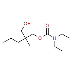 ChemSpider 2D Image | 2-(Hydroxymethyl)-2-methylpentyl diethylcarbamate | C12H25NO3