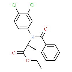 ChemSpider 2D Image | (S)-benzoylprop-ethyl | C18H17Cl2NO3