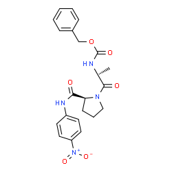 ChemSpider 2D Image | Z-ALA-PRO-PNA | C22H24N4O6