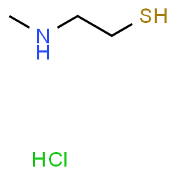 ChemSpider 2D Image | Ethanethiol, 2-(methylamino)-, hydrochloride | C3H10ClNS
