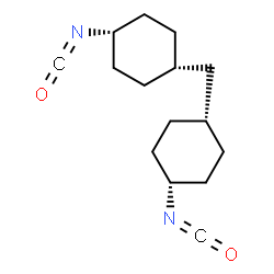 ChemSpider 2D Image | cis,cis-4,4'-Diisocyanatodicyclohexylmethane | C15H22N2O2