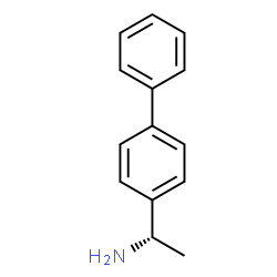 ChemSpider 2D Image | (1S)-1-(4-Biphenylyl)ethanamine | C14H15N