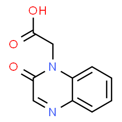 ChemSpider 2D Image | (2-Oxo-1(2H)-quinoxalinyl)acetic acid | C10H8N2O3