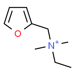 ChemSpider 2D Image | N-(2-Furylmethyl)-N,N-dimethylethanaminium | C9H16NO