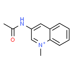 ChemSpider 2D Image | 3-Acetamido-1-methylquinolinium | C12H13N2O