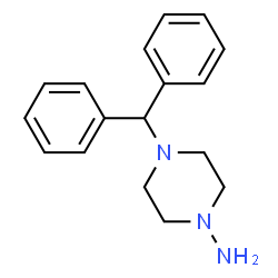 ChemSpider 2D Image | 4-Benzhydryl-piperazin-1-ylamine | C17H21N3