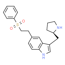 ChemSpider 2D Image | N-DESMETHYL ELETRIPTAN | C21H24N2O2S