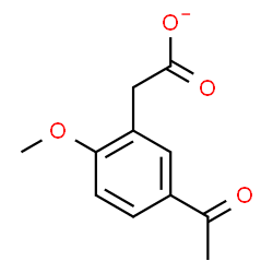 ChemSpider 2D Image | (5-Acetyl-2-methoxyphenyl)acetate | C11H11O4