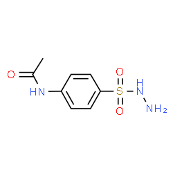ChemSpider 2D Image | N-[4-(hydrazinesulfonyl)phenyl]acetamide | C8H11N3O3S